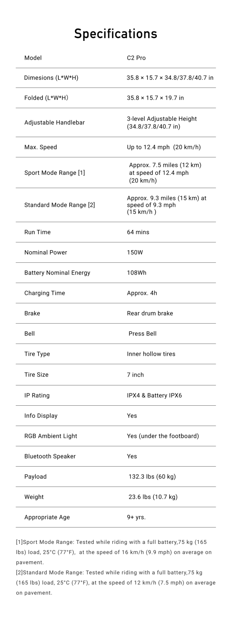Segway EKickScooter C2 Pro Premium Performance For Young Riders segway-ekickscooter-c2-pro-premium-performance-for-young-riders