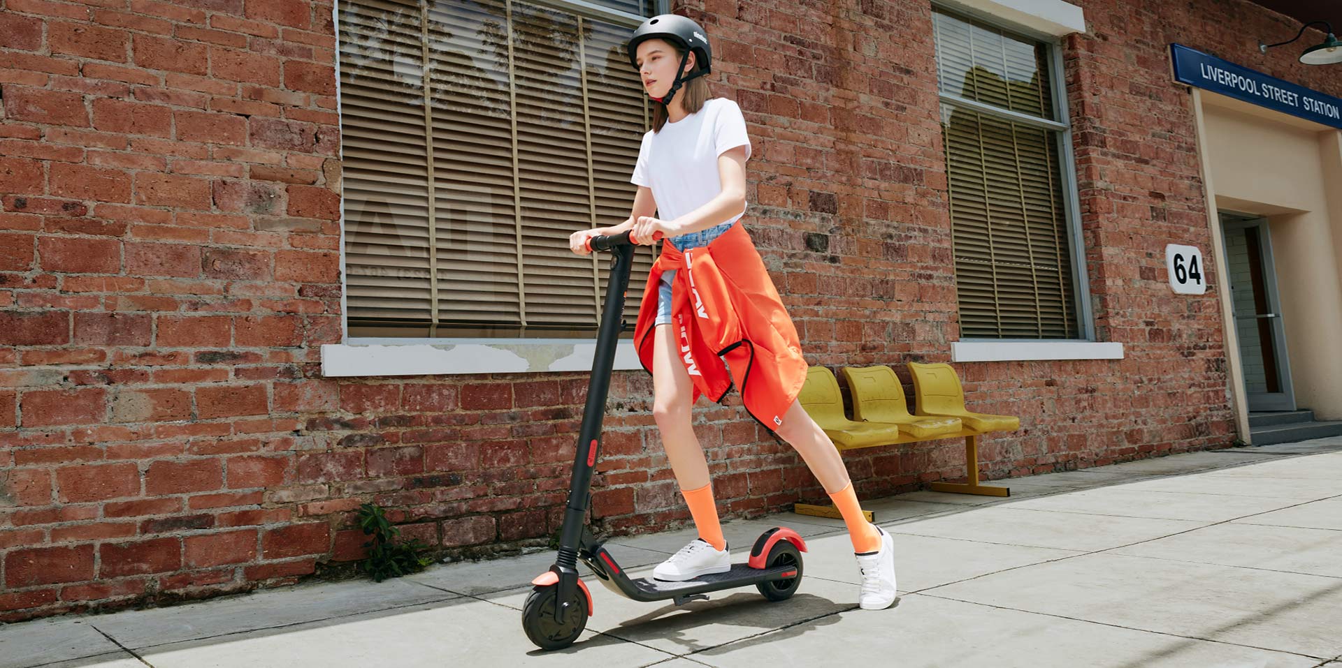 Ninebot Electric Kick Scooter E2/E2 Plus/ES1L, Power by 250W & 300W Motor,  12.4-15.5 Mi & 12.4-15.5 MPH, 8.1-Inch Inner Hollow Tires, Cruise Control 